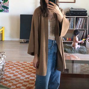Rachel Comey Camel Open Cardigan